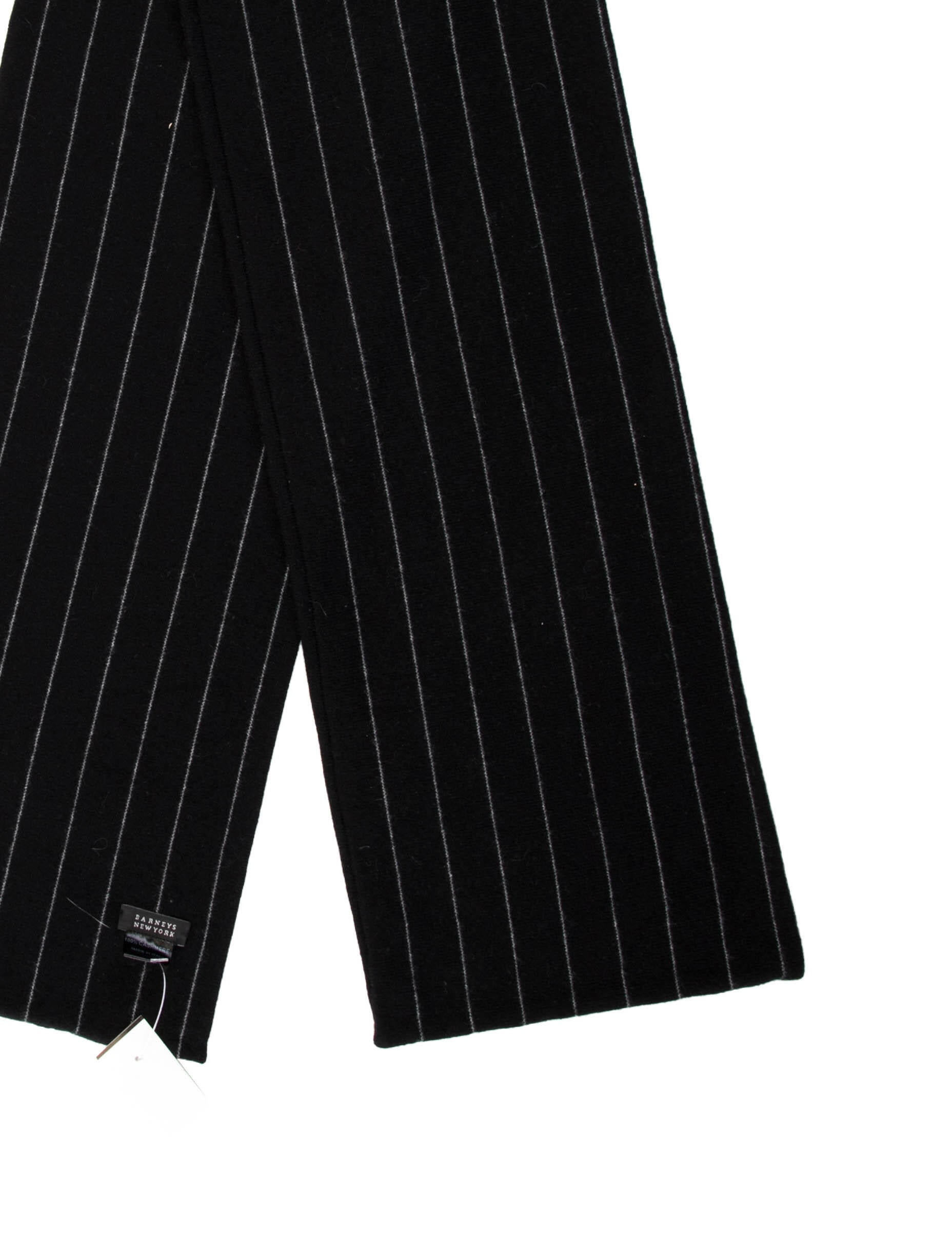 Barney's New York Cashmere Striped Scarf w/ Tags