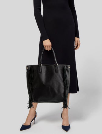 Barney's New York Leather Tote