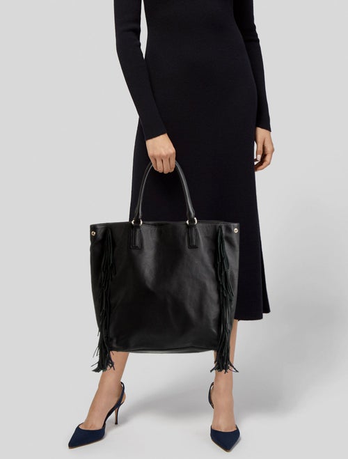 Barney's New York Leather Tote