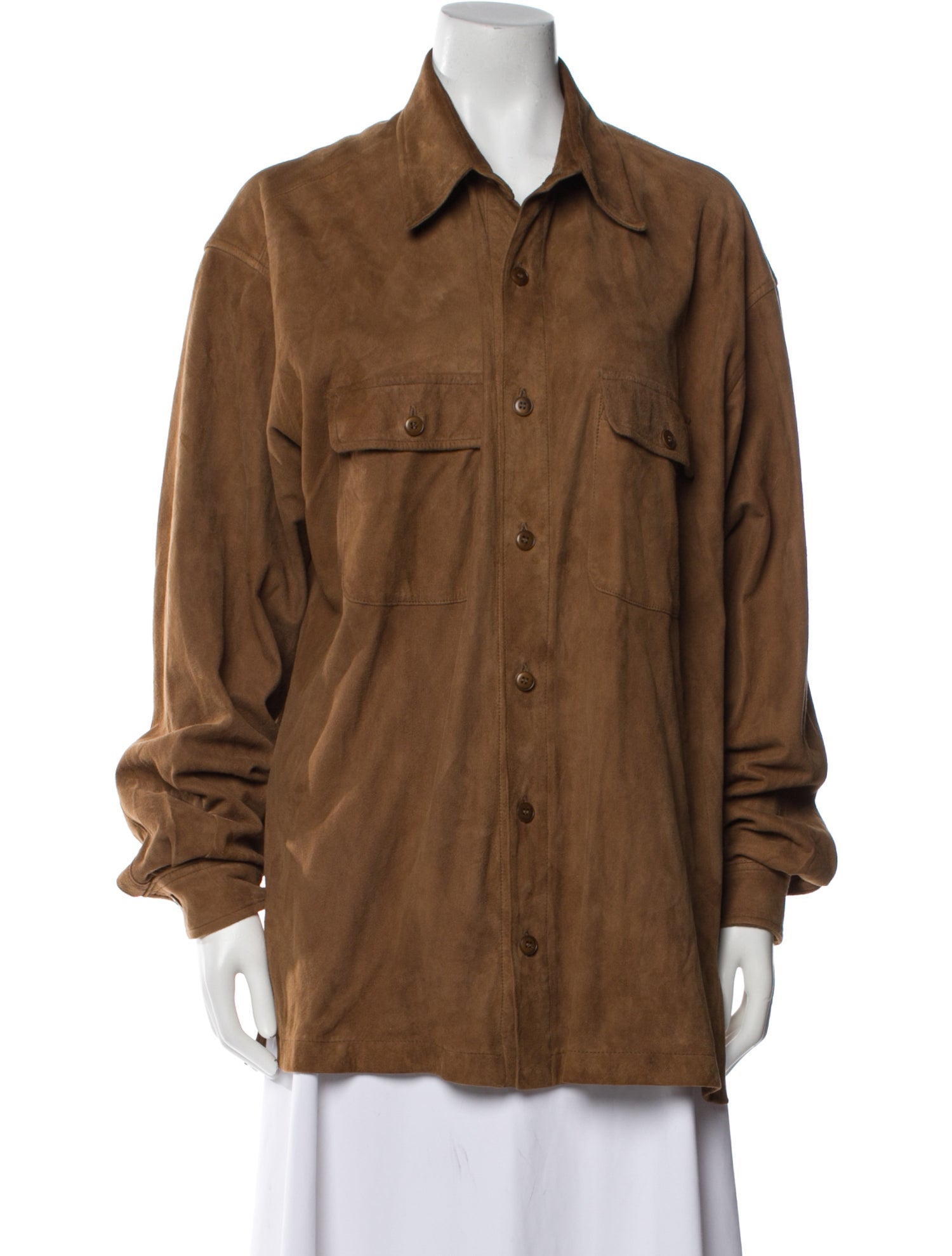 Barney's New York Leather Utility Jacket