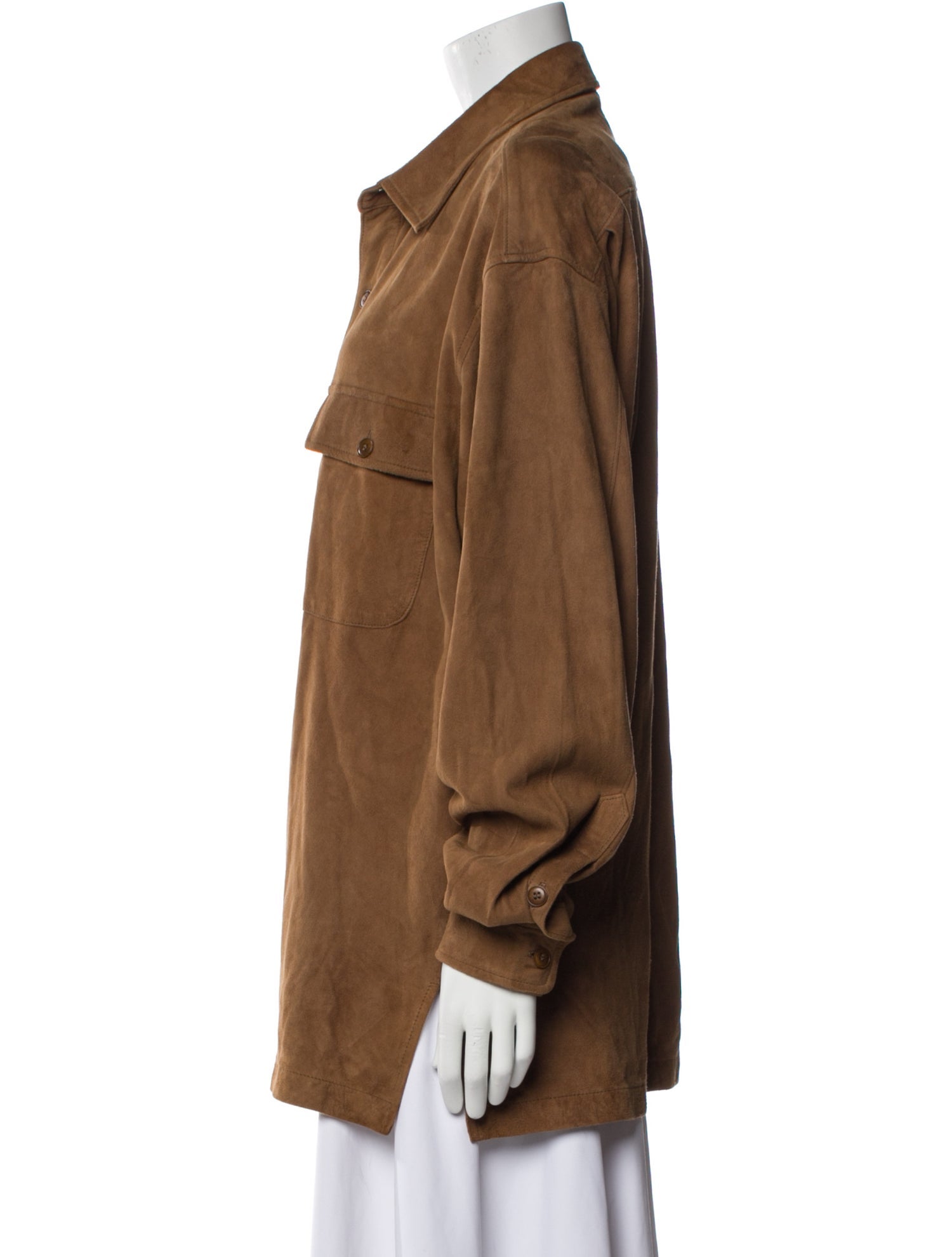 Barney's New York Leather Utility Jacket