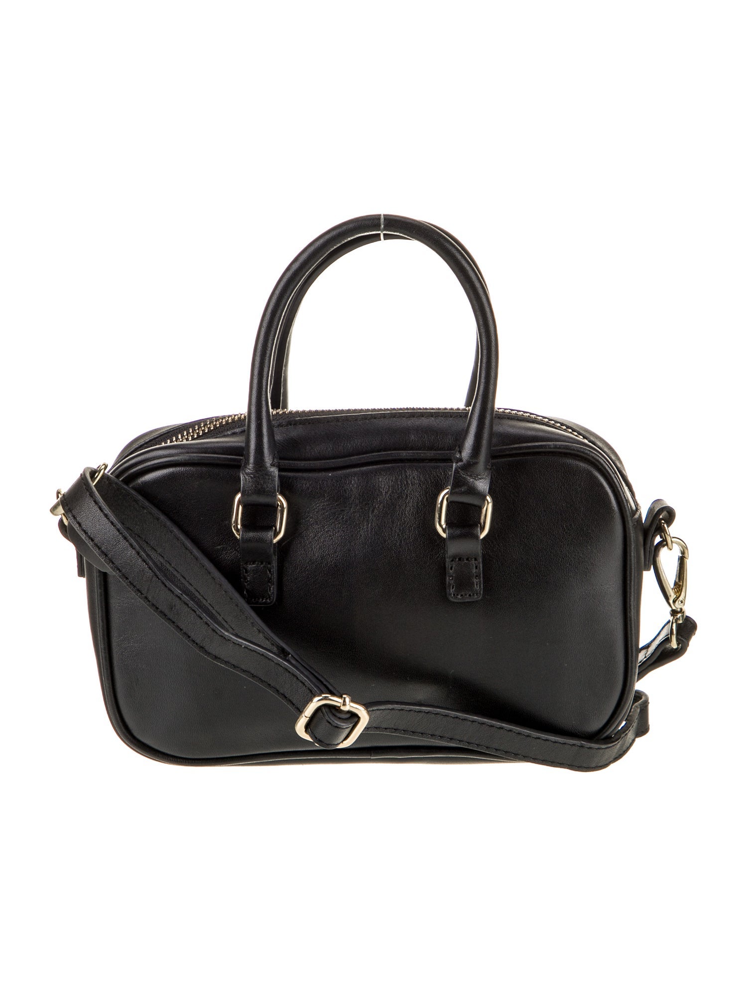 Barney's New York Leather Top Handle Bag