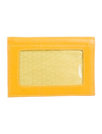 Barney's New York Leather Card Holder