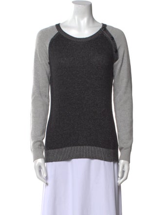 Barney's New York Scoop Neck Sweater