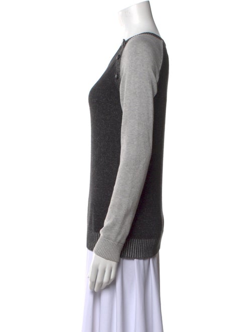 Barney's New York Scoop Neck Sweater