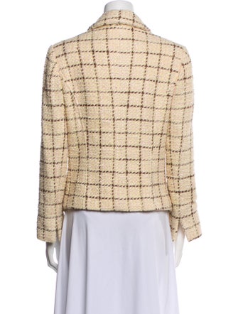 Barney's New York Tweed Pattern Blazer