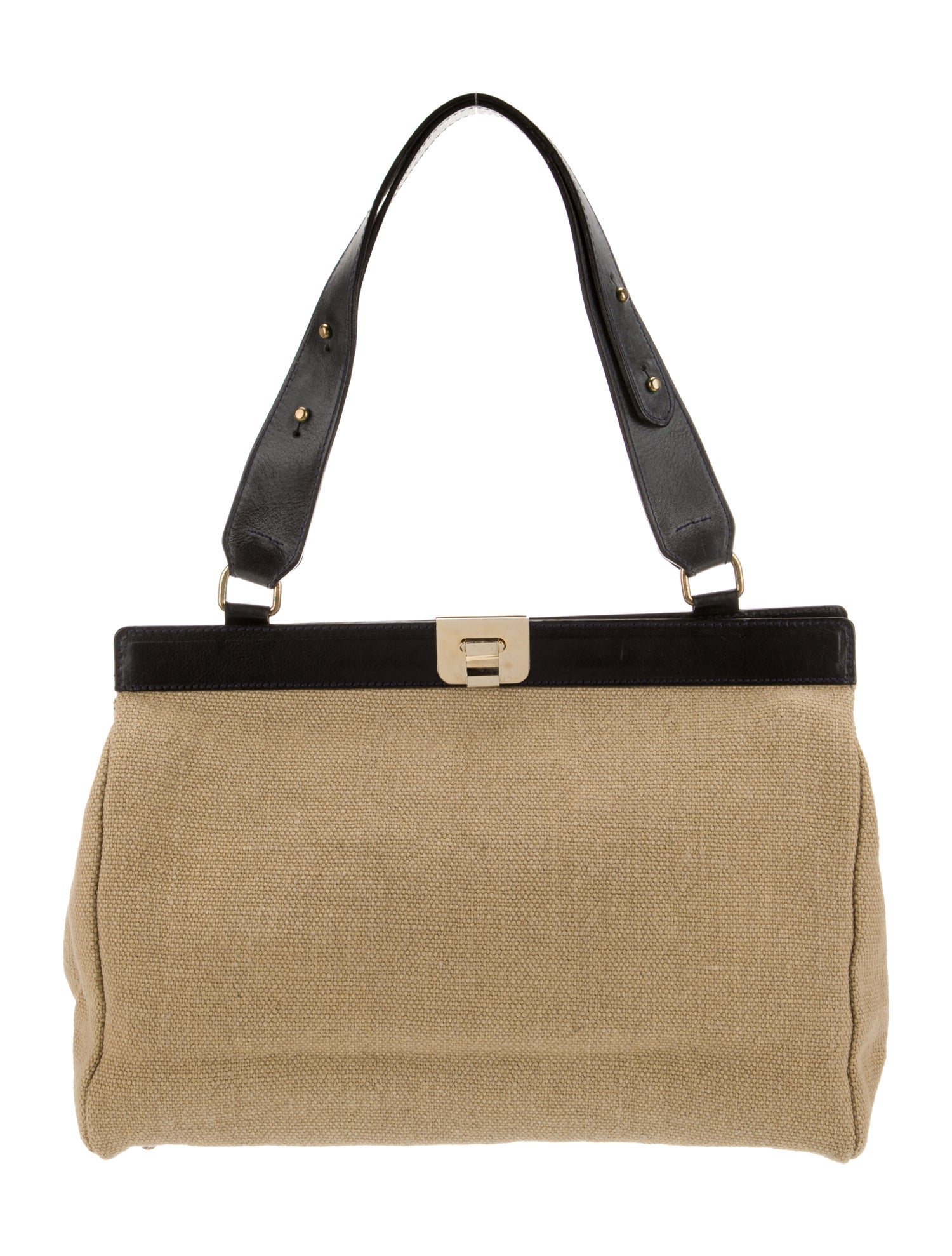 Barney's New York Canvas Shoulder Bag