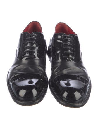 Barney's New York Patent Leather Oxfords