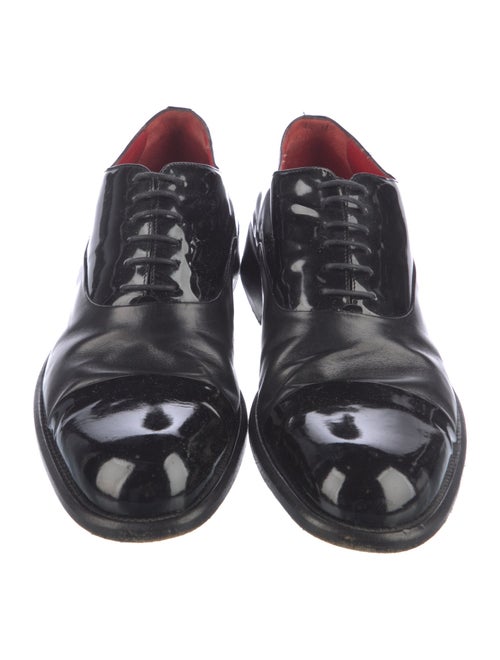 Barney's New York Patent Leather Oxfords