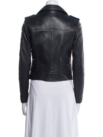 Barney's New York Leather Biker Jacket