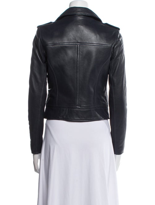 Barney's New York Leather Biker Jacket