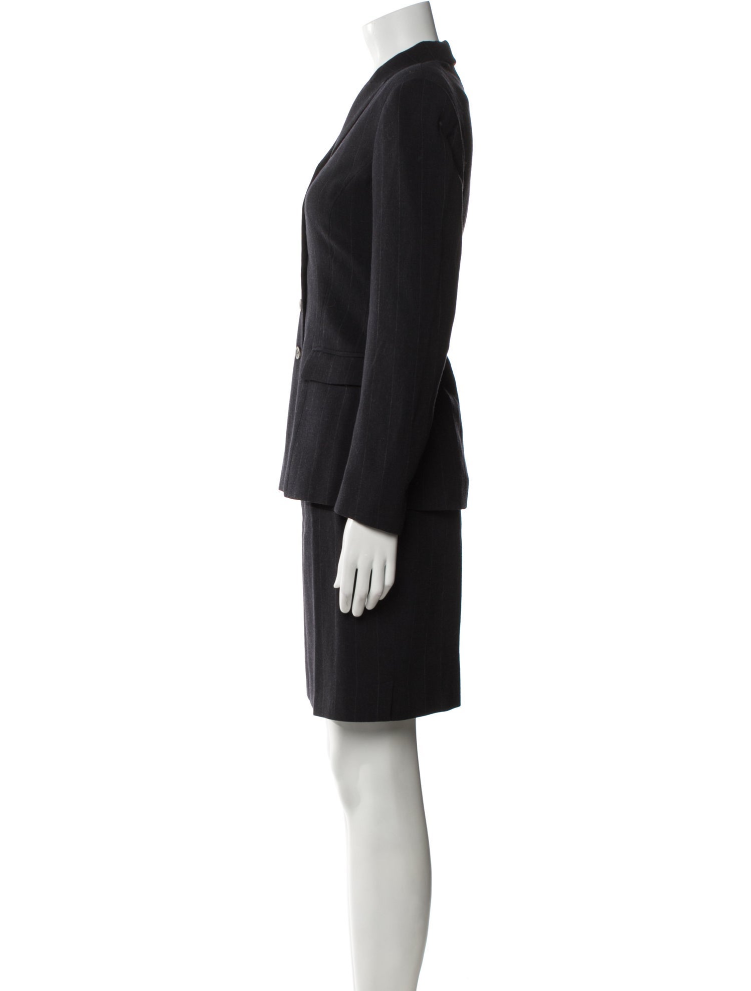 Barney's New York Wool Skirt Suit