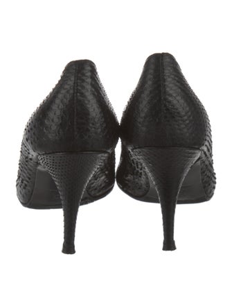 Barney's New York Snakeskin Pumps
