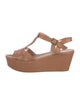 Barney's New York Leather T-Strap Sandals