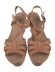 Barney's New York Leather T-Strap Sandals