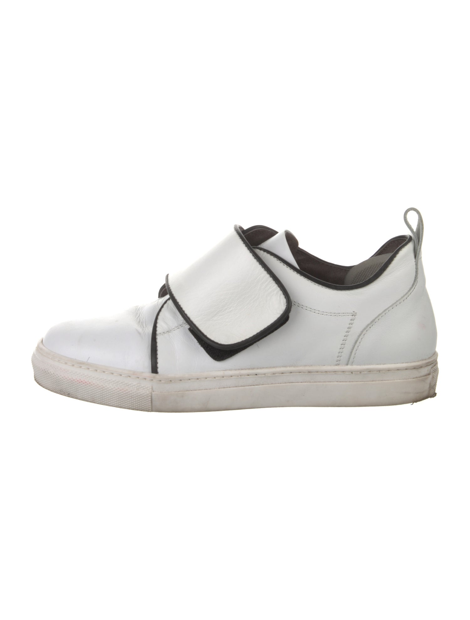 Barney's New York Leather Colorblock Pattern Sneakers