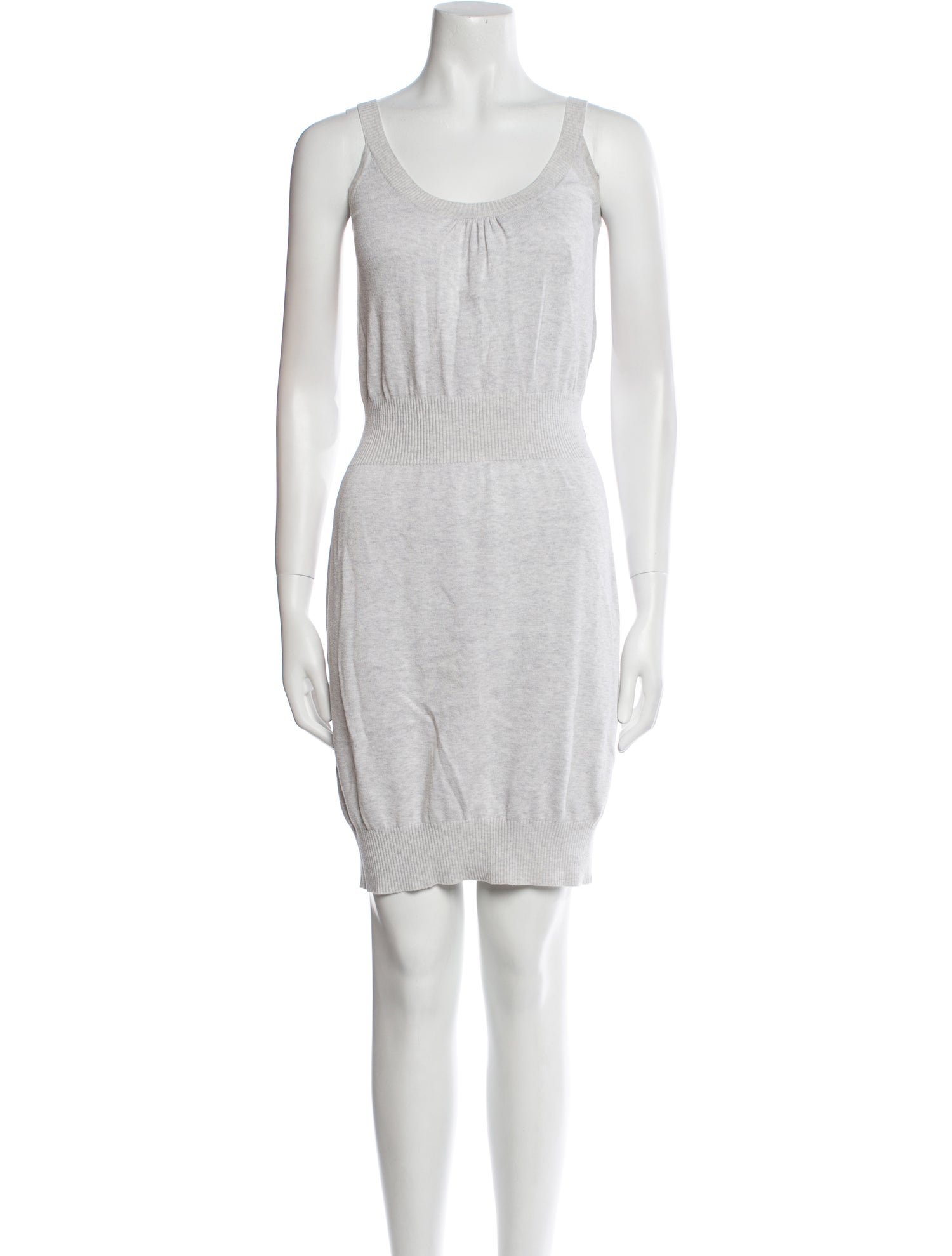 Barney's New York Scoop Neck Mini Dress