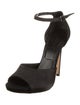 Barney's New York Satin D'Orsay Pumps