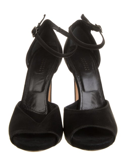 Barney's New York Satin D'Orsay Pumps