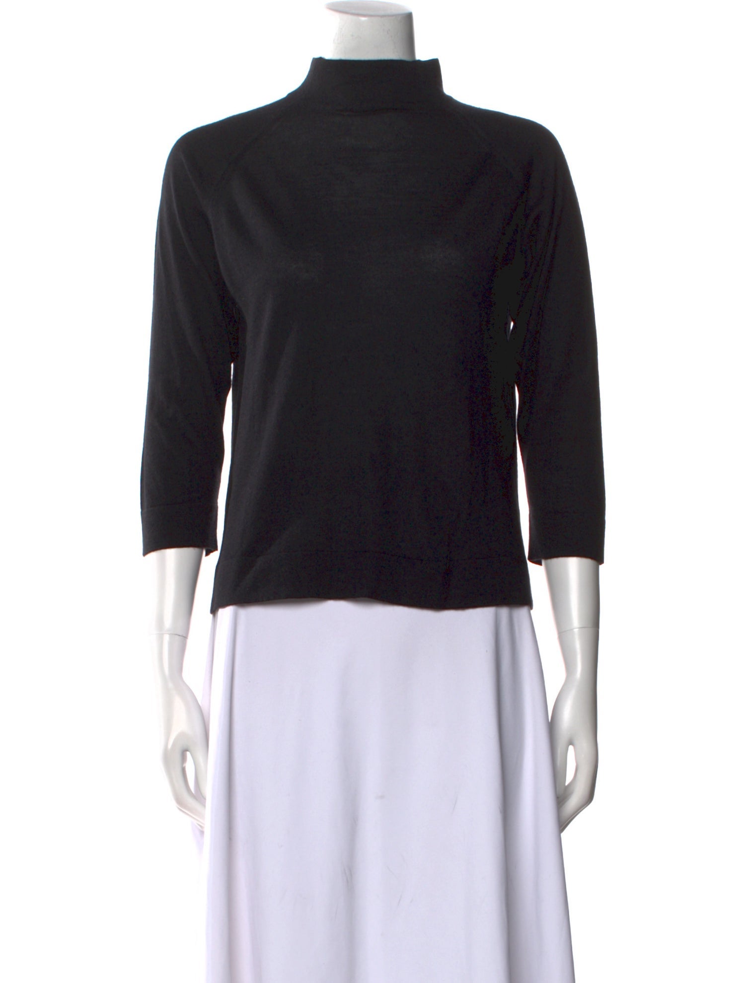 Barney's New York Silk Turtleneck Sweater