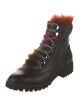 Barney's New York Leather Combat Boots