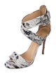 Barney's New York Leather Printed Sandals