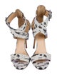 Barney's New York Leather Printed Sandals