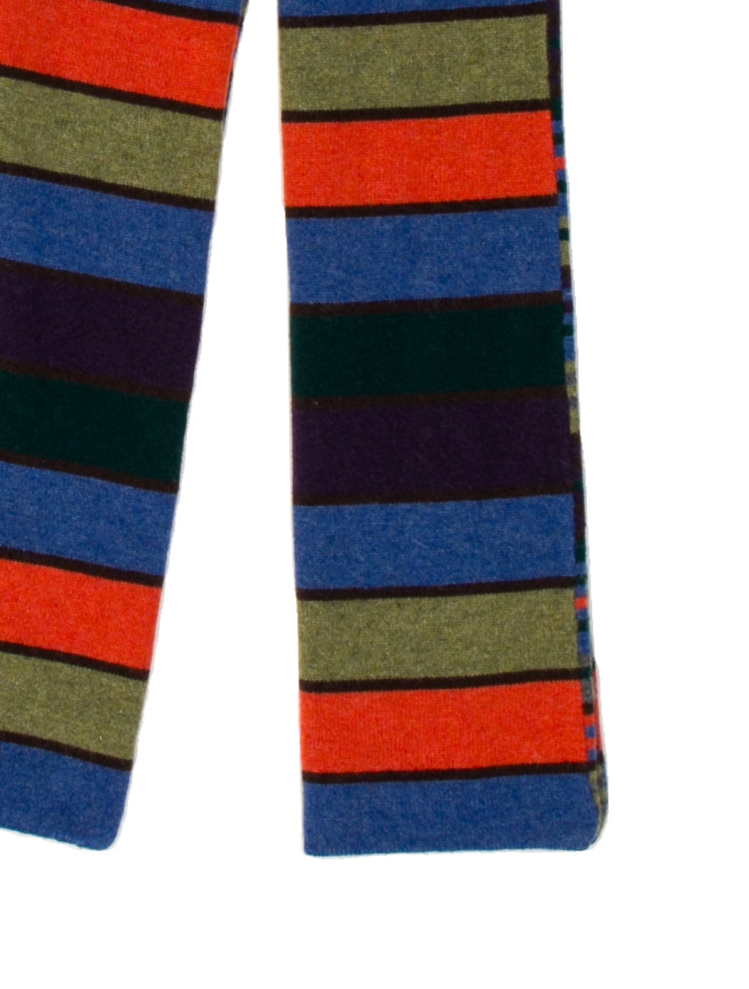 Barney's New York Cashmere Striped Scarf