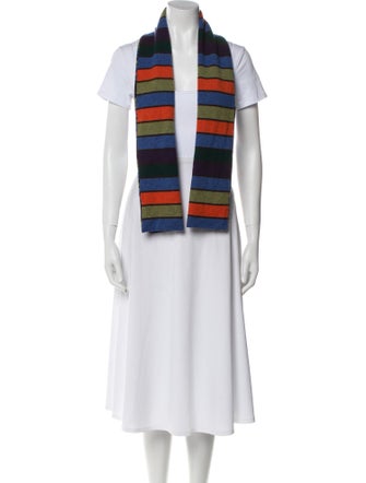 Barney's New York Cashmere Striped Scarf