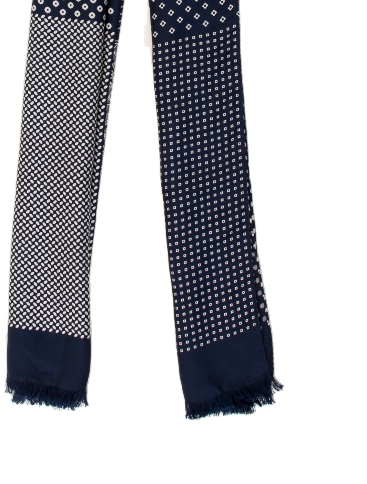 Barney's New York Silk Printed Scarf w/ Tags