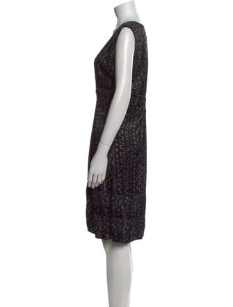 Barney's New York Silk Knee-Length Dress