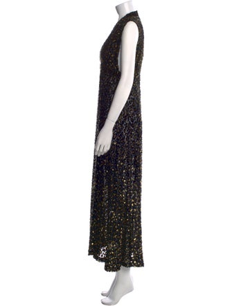 Barney's New York Silk Long Dress