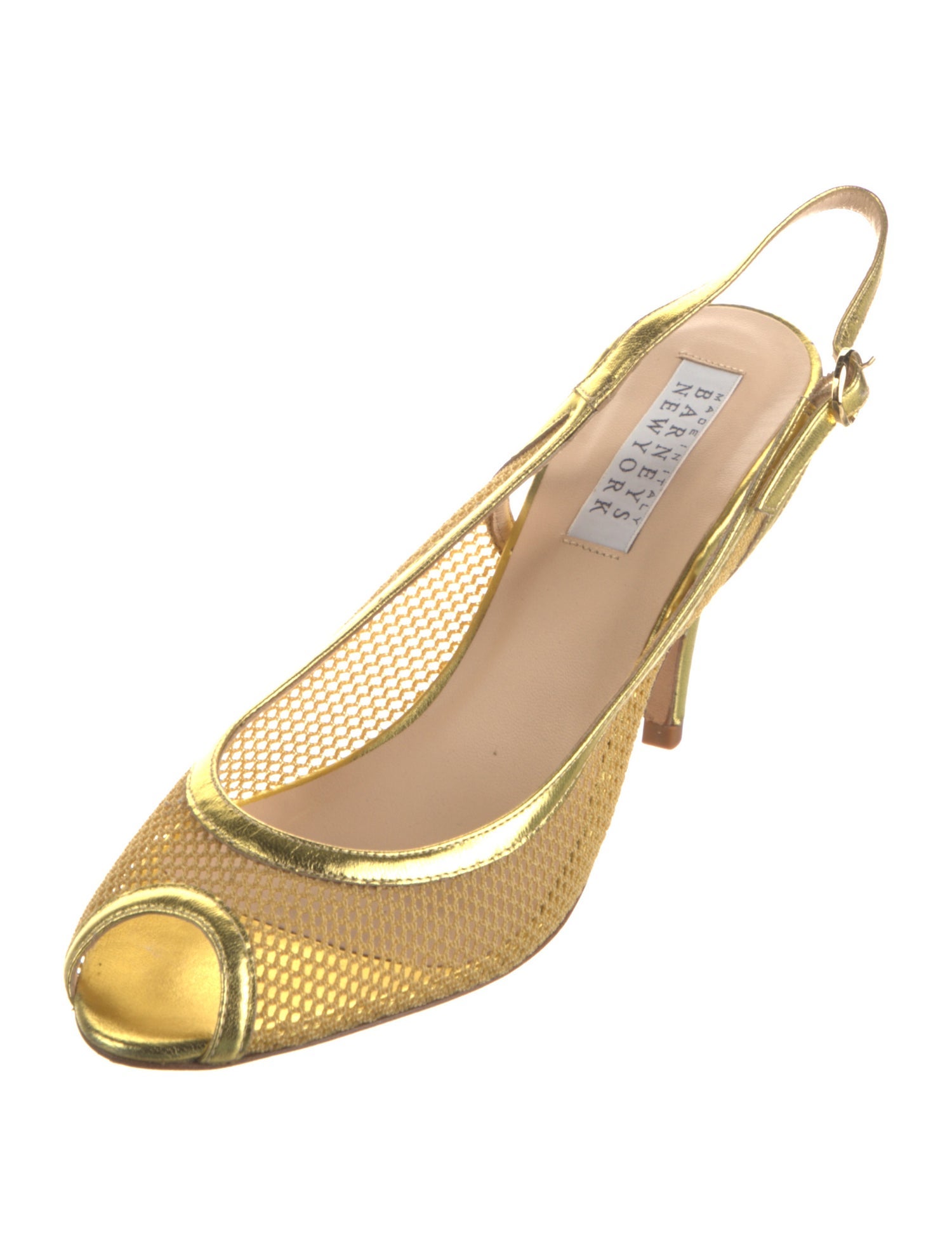 Barney's New York Leather Slingback Pumps