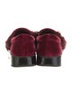 Barney's New York Velvet Printed Loafers