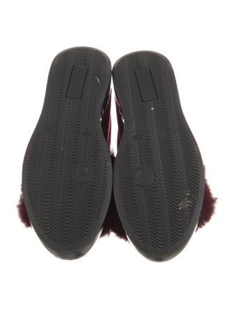 Barney's New York Velvet Printed Loafers