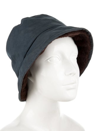 Barney's New York Fur-Lined Bucket Hat