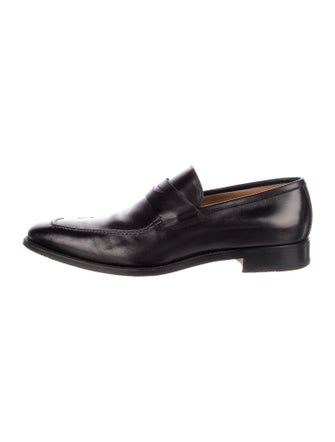Barney's New York Leather Dress Loafers