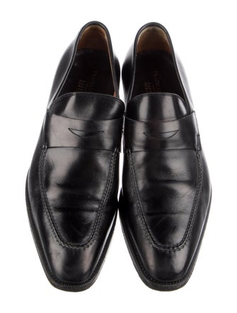 Barney's New York Leather Dress Loafers
