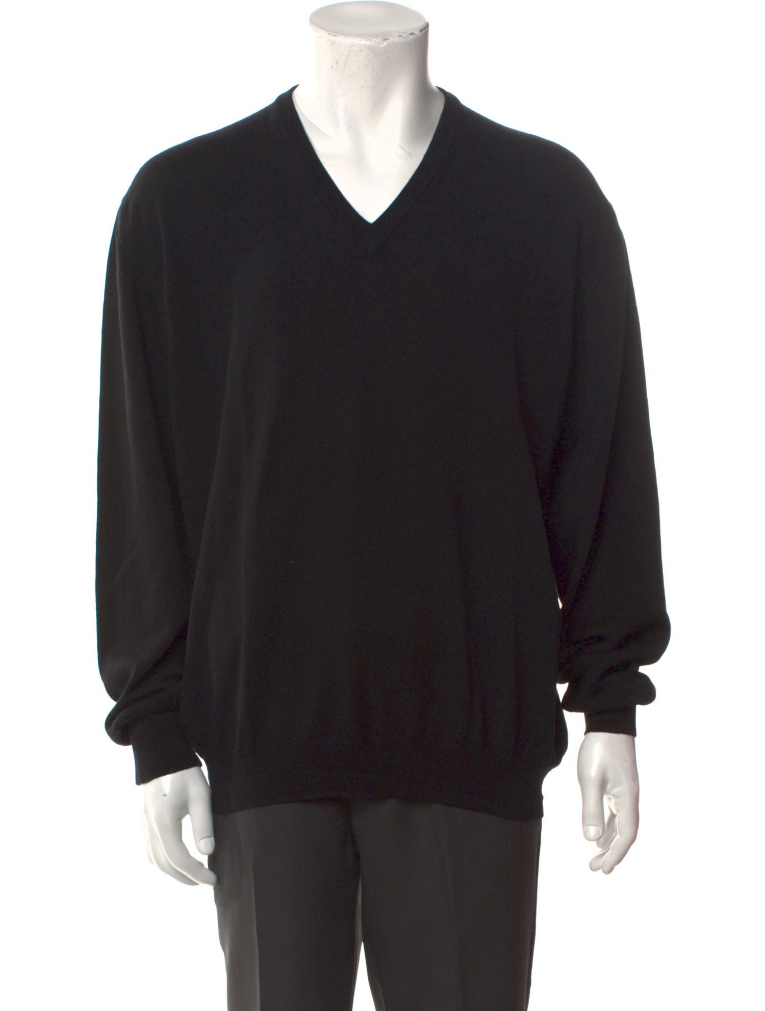 Barney's New York Merino Wool V-Neck Pullover