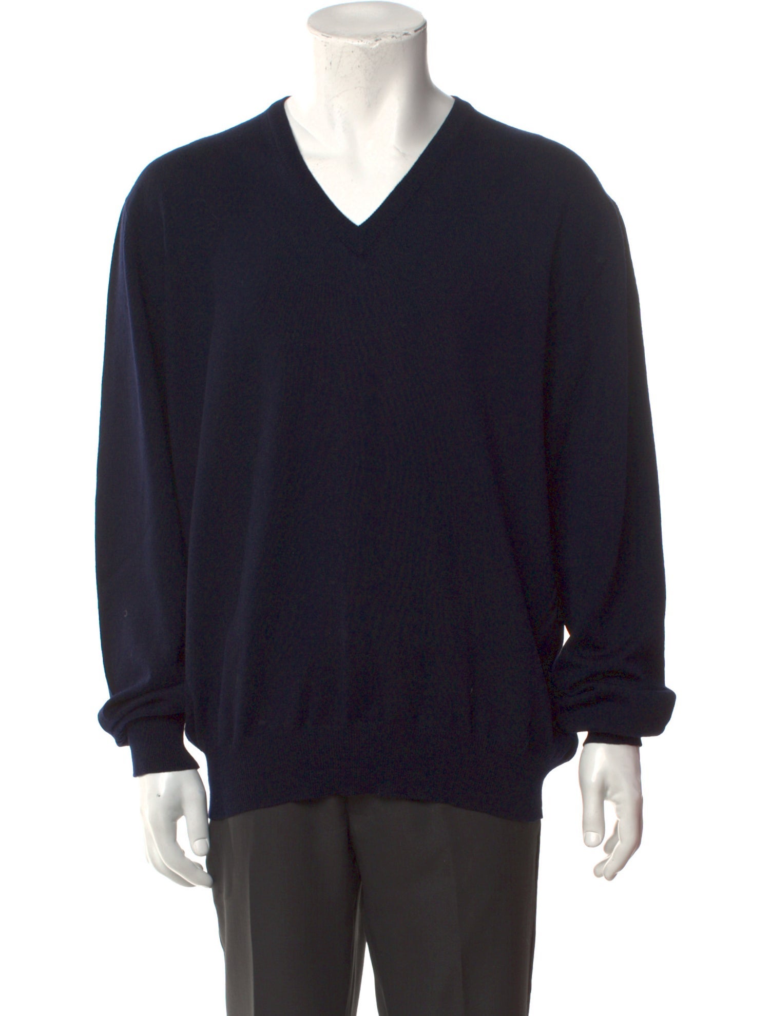 Barney's New York Merino Wool V-Neck Pullover