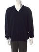 Barney's New York Merino Wool V-Neck Pullover
