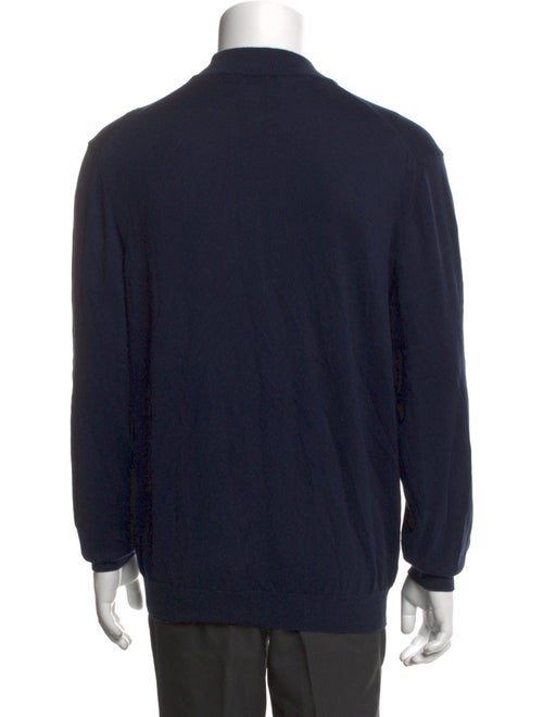 Barney's New York Mock Neck Long Sleeve Pullover