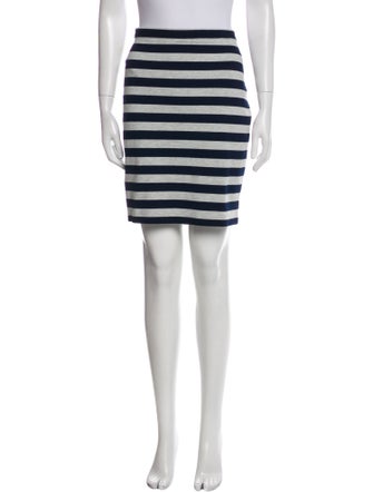 Barney's New York Striped Mini Skirt