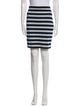 Barney's New York Striped Mini Skirt