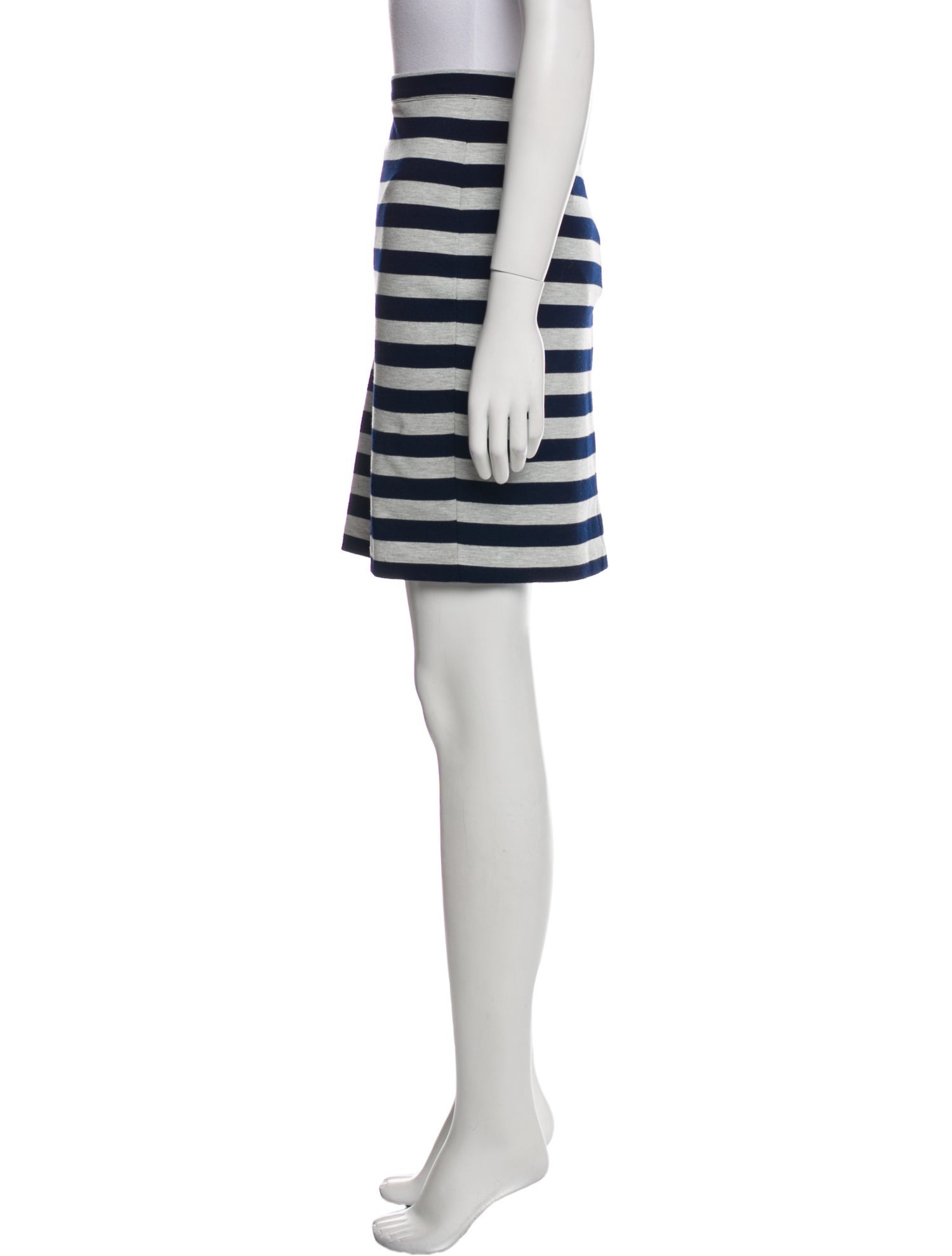Barney's New York Striped Mini Skirt