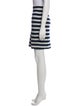 Barney's New York Striped Mini Skirt