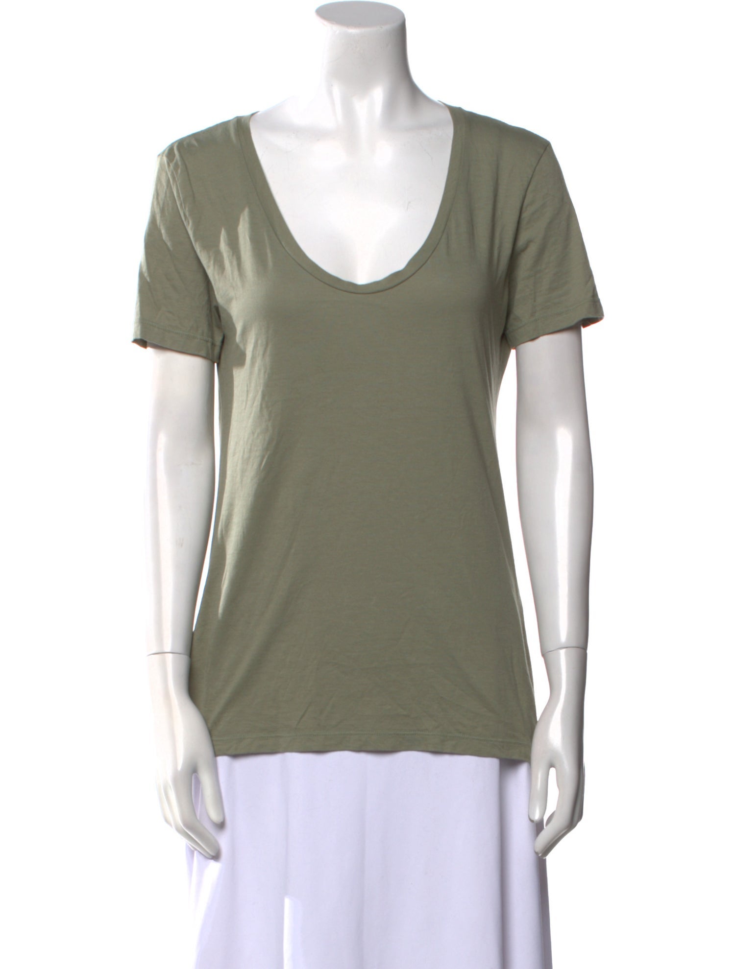 Barney's New York Scoop Neck Short Sleeve T-Shirt
