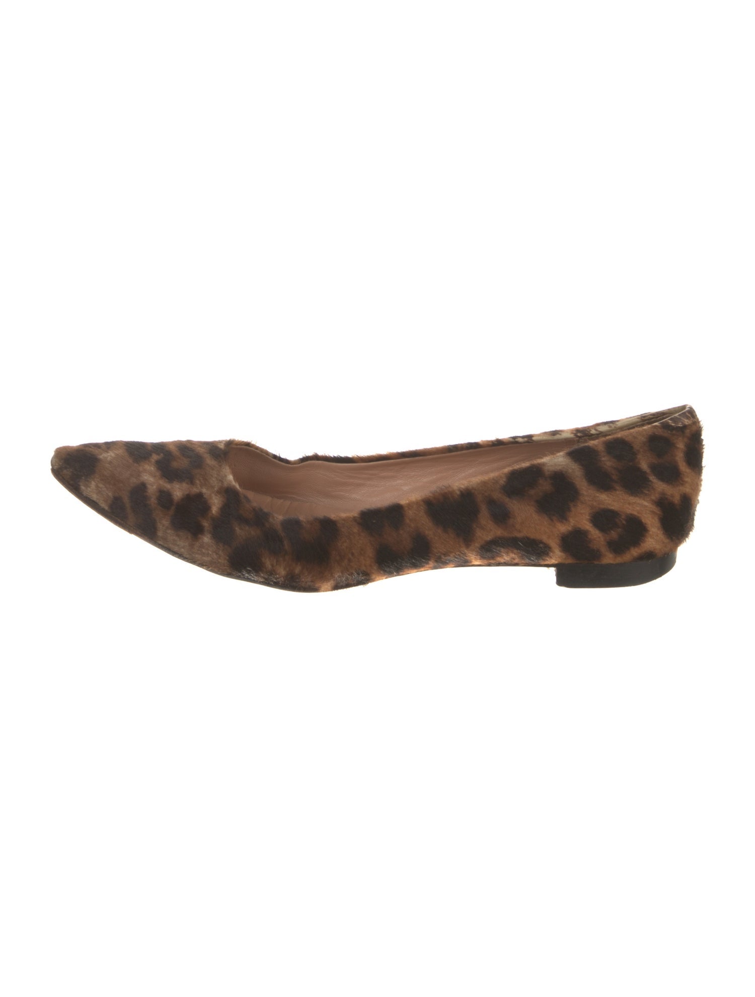 Barney's New York Ponyhair Animal Print Flats