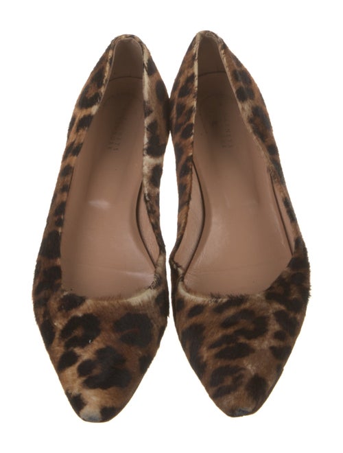 Barney's New York Ponyhair Animal Print Flats