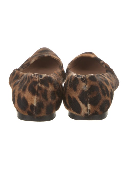 Barney's New York Ponyhair Animal Print Flats